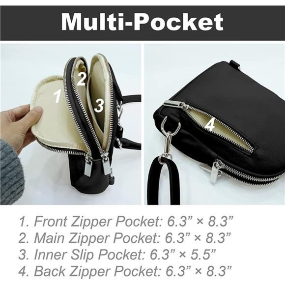 Crossbody Fanny Packs for Women - Mini Chest Bag - Picture 5 of 5